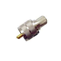 Copper UHF Plug Male Connector Crimp for Cable RG213/8D-FB