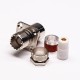 Panel Mount UHF Connector Clamp Type with Rhomibic Flange Panel Mount UHF Connector Clamp Type with Rhomibic Flange