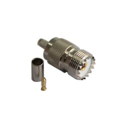 Straight UHF Connector Jack Crimp Type for LMR195