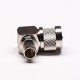 UHF 90 Degree Male Crimp Type with Knurl for Cable Connector UHF 90 Degree Male Crimp Type with Knurl for Cable Connector