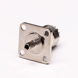 UHF Connector Flange Mount Female 4 Hole for Panel Mount