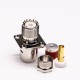 UHF Connector Jack Straight Clamp Type for Flange Mount UHF Connector Jack Straight Clamp Type for Flange Mount