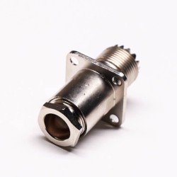UHF Connector Jack Vertical and Clamp Type for Flange Mount