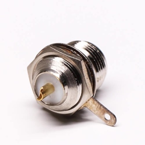 UHF Female Connector 180° UHF-KY Front Bulkhead for Panel Mount UHF Female Connector 180° UHF-KY Front Bulkhead for Panel Mount
