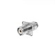 UHF Female Connector Clamp Type Flange Four Mounting Holes for Cable 50-5DFB UHF Female Connector Clamp Type Flange Four Mounting Holes for Cable 50-5DFB