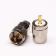 UHF Female Connector for Cable Vertical and Solder Type with Straight Knurl UHF Female Connector for Cable Vertical and Solder Type with Straight Knurl