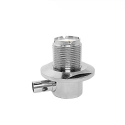 UHF Jack Female Coaxial Connector Right Angle Solder Type for Cable RG142/RG223