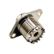 UHF Jack Female Connector Flange Solder Type Two-hole Mounting Socket RF Coaxial UHF Jack Female Connector Flange Solder Type Two-hole Mounting Socket RF Coaxial