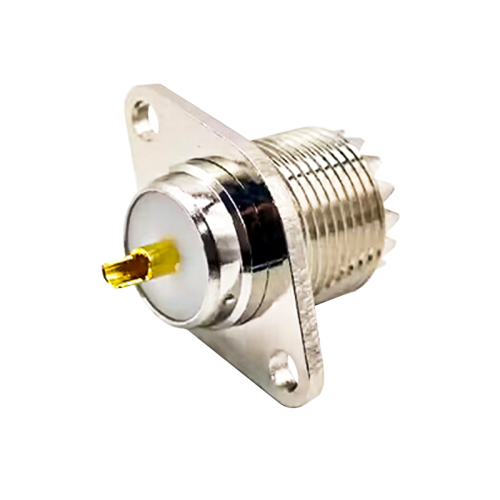 UHF Jack Female Connector Flange Solder Type Two-hole Mounting Socket RF Coaxial UHF Jack Female Connector Flange Solder Type Two-hole Mounting Socket RF Coaxial