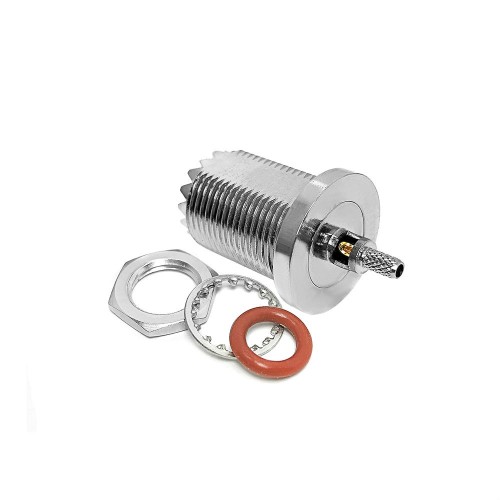 UHF Jack Female Crimp Connector Coaxial with Nut for Cable RG316/RG174 UHF Jack Female Crimp Connector Coaxial with Nut for Cable RG316/RG174