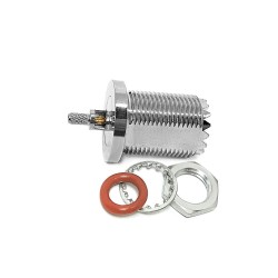 UHF Jack Female Crimp Connector Coaxial with Nut for Cable RG316/RG174