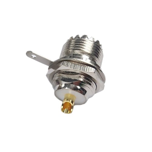 UHF Jack Female Crimp Connector for Cable, with Nut Washer Intercom RF Connector UHF Jack Female Crimp Connector for Cable, with Nut Washer Intercom RF Connector