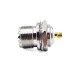 UHF Jack Female Crimp Connector for Cable, with Nut Washer Intercom RF Connector UHF Jack Female Crimp Connector for Cable, with Nut Washer Intercom RF Connector