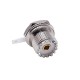 UHF Jack Female Crimp Connector for Cable, with Nut Washer Intercom RF Connector UHF Jack Female Crimp Connector for Cable, with Nut Washer Intercom RF Connector