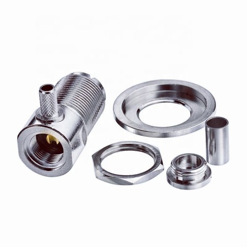 UHF Jack Female Right Angle Connector Solder for Cable RG316/RG174 UHF Jack Female Right Angle Connector Solder for Cable RG316/RG174