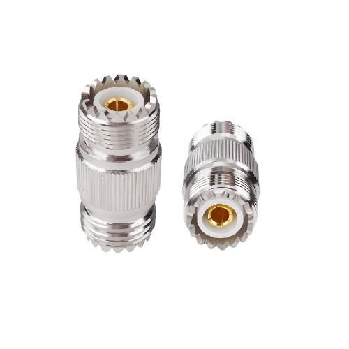 UHF Jack Female to UHF Female Coaxial Adapter Straight Converter UHF Jack Female to UHF Female Coaxial Adapter Straight Converter