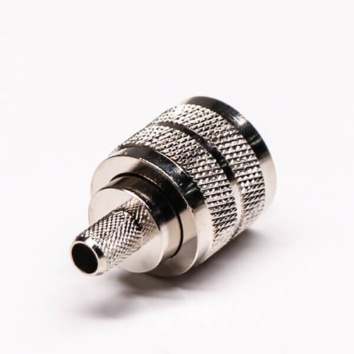 UHF Male Coaxial Connector 180 Degree Sliver Plated Crimp Type for Cable UHF Male Coaxial Connector 180 Degree Sliver Plated Crimp Type for Cable