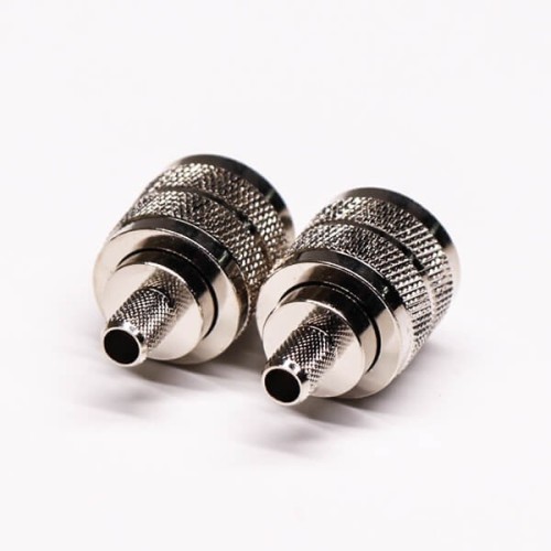 UHF Male Coaxial Connector 180 Degree Sliver Plated Crimp Type for Cable UHF Male Coaxial Connector 180 Degree Sliver Plated Crimp Type for Cable