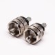 UHF Male Coaxial Connector 180 Degree Sliver Plated Crimp Type for Cable UHF Male Coaxial Connector 180 Degree Sliver Plated Crimp Type for Cable