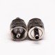 UHF Male Coaxial Connector 180 Degree Sliver Plated Crimp Type for Cable UHF Male Coaxial Connector 180 Degree Sliver Plated Crimp Type for Cable