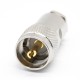 UHF Male Connector 180 Degree for Cable Coaxial with Clamp Type UHF Male Connector 180 Degree for Cable Coaxial with Clamp Type