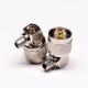 UHF Male Connector 90° Gold Plated Crimp Type for Cable UHF Male Connector 90° Gold Plated Crimp Type for Cable