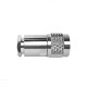 UHF Male Connector Clamp Type for Coxial Cable 50-5DFB UHF Male Connector Clamp Type for Coxial Cable 50-5DFB