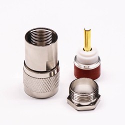UHF Male Connector Straight Clamp Type for Cable 5D-FB