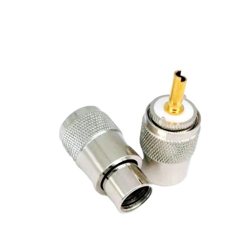 UHF Male RF Coaxial Connector Zinc Alloy for Cable RG213 7D-FB UHF Male RF Coaxial Connector Zinc Alloy for Cable RG213 7D-FB