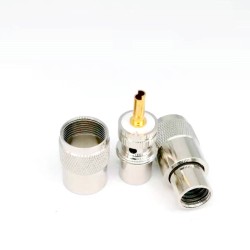 UHF Male RF Coaxial Connector Zinc Alloy for Cable RG213 7D-FB
