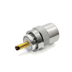 UHF Plug Male Connector Coaxial Crimp Solder for Cable RG58/RG142/RG223