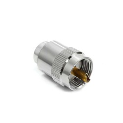 UHF Plug Male Connector Coaxial Crimp Solder for Cable RG58/RG142/RG223