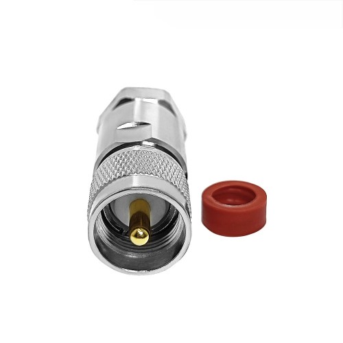 UHF Plug Male RF Connector Clamp for 1/2 Supersoft Coax Cable UHF Plug Male RF Connector Clamp for 1/2 Supersoft Coax Cable