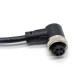 M7/8 Jack 5 Pin R/A 1m 18AWG Single Ended Cable UnShielded Molded Cable Connector M7/8 Jack 5 Pin R/A 1m 18AWG Single Ended Cable UnShielded Molded Cable Connector