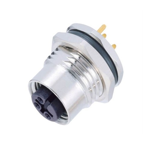 10pcs M12 3Pin Connector PCB Mount A-Code Female Front Panel Mounting With PCB Contacts 10pcs M12 3Pin Connector PCB Mount A-Code Female Front Panel Mounting With PCB Contacts