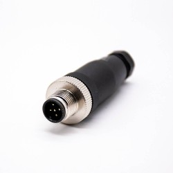 10pcs M12 5Pin Male A-Code Field Installable Screw Termination Unshield