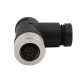 10PCS M12 8 Pins Female Cable Mount Connector Right Angle Assembly Cable Plug 10PCS M12 8 Pins Female Cable Mount Connector Right Angle Assembly Cable Plug