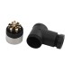 10PCS M12 8 Pins Female Cable Mount Connector Right Angle Assembly Cable Plug 10PCS M12 8 Pins Female Cable Mount Connector Right Angle Assembly Cable Plug