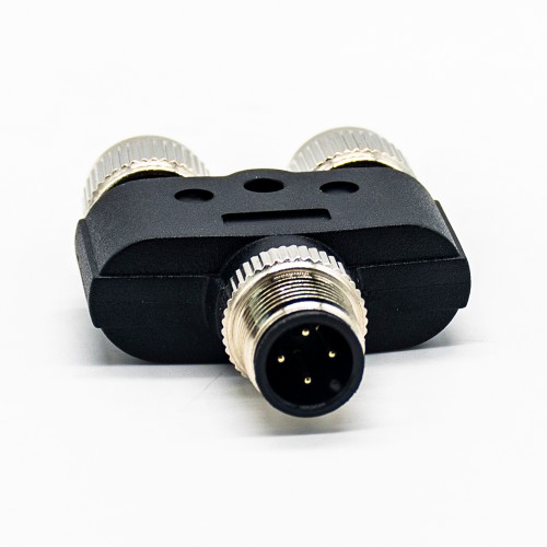 10pcs M12 Adaptor 4Pin Pole Surface Mount Male and Female Contacts 10pcs M12 Adaptor 4Pin Pole Surface Mount Male and Female Contacts