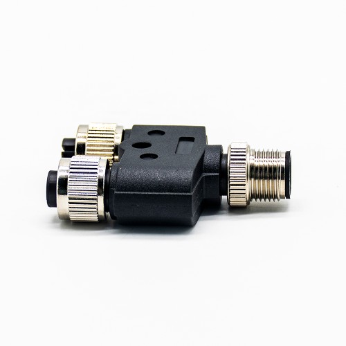10pcs M12 Adaptor 4Pin Pole Surface Mount Male and Female Contacts 10pcs M12 Adaptor 4Pin Pole Surface Mount Male and Female Contacts
