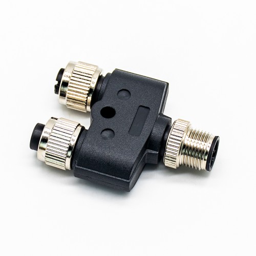 10pcs M12 Adaptor 4Pin Pole Surface Mount Male and Female Contacts 10pcs M12 Adaptor 4Pin Pole Surface Mount Male and Female Contacts