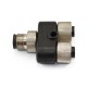 10pcs M12 Adaptor 4Pin Pole Surface Mount Male and Female Contacts 10pcs M12 Adaptor 4Pin Pole Surface Mount Male and Female Contacts
