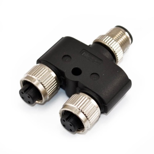 10pcs M12 Adaptor 4Pin Pole Surface Mount Male and Female Contacts 10pcs M12 Adaptor 4Pin Pole Surface Mount Male and Female Contacts