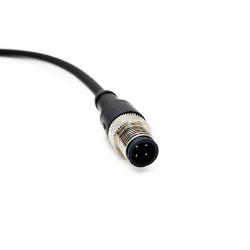 10pcs M12 Male Straight 4 Pin Sensor Connector Electrical Cable 1.5M AWG22 A Code