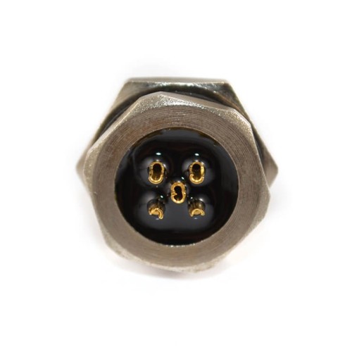 10pcs M12 Socket Panel Mount Connector Male Socket Front Mount With Soldering Pin 10pcs M12 Socket Panel Mount Connector Male Socket Front Mount With Soldering Pin