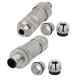 2PCS M12 4Pin Male Assembly Straight Shield Connector Screw Termination Cable Plug 2PCS M12 4Pin Male Assembly Straight Shield Connector Screw Termination Cable Plug