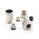 3PCS M12 Shielded Sensor Connector A-Coded 8 Pin Female Straight Cable Plug With Metal Shell Waterproof 3PCS M12 Shielded Sensor Connector A-Coded 8 Pin Female Straight Cable Plug With Metal Shell Waterproof