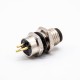 3Pin M12 Connector A Code Male Front Mount 180° PCB Solder type waterproof 3Pin M12 Connector A Code Male Front Mount 180° PCB Solder type waterproof