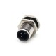 3Pin M12 Connector A Code Male Front Mount 180° PCB Solder type waterproof 3Pin M12 Connector A Code Male Front Mount 180° PCB Solder type waterproof