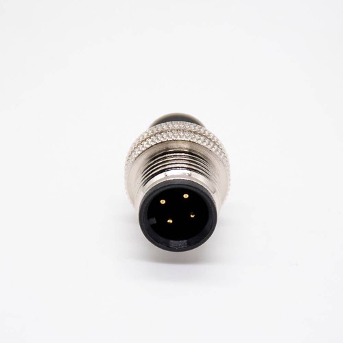 4 pin Connector m12 lnjection Molding Connector Male Straight Solder Cup A code 4 pin Connector m12 lnjection Molding Connector Male Straight Solder Cup A code